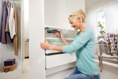 Bosch IXO V Akülü Vidalama Makinesi + Köşe Adaptörü+Eksantrik Mandren