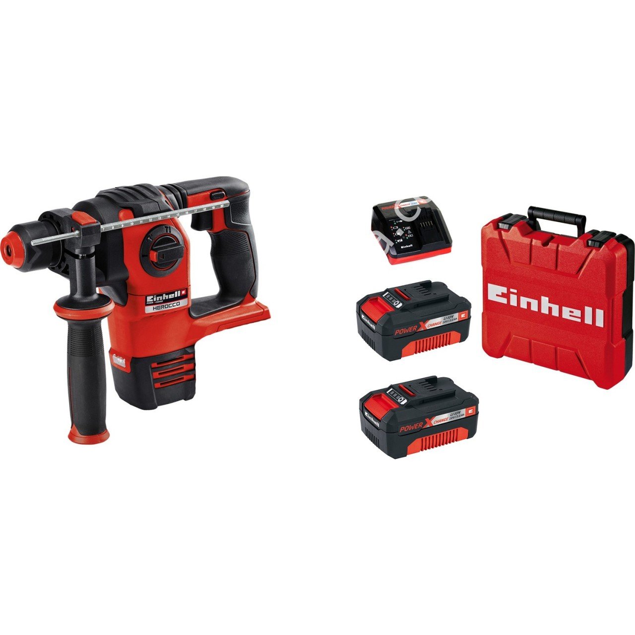 Einhell Herocco - 18V 3Ah Çift Akülü Pnömatik Kırıcı Delici
